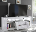 Tv staliukas Szynaka Meble Clifton 18, baltas