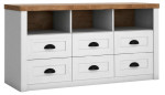 Komoda Prowansja K6S, balta