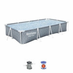 Bestway Steel Pro baseinas su stovu 366x201x66 cm
