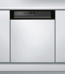 Integruojama indaplovė 60 cm WHIRLPOOL WBC 3 C 26 B - 14 servizų - 6 pojūtis - Juoda skydelis