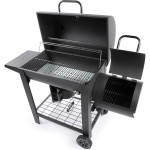 Kepsninė su rūkykla Fieldmann FZG 1018, 138 x 58 x 118 cm, juoda