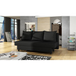 Sofa NORE Amaza, juoda