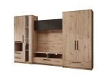 Sekcija ADRK Furniture Male, ruda