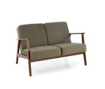 MILANO 2S Olive audinio sofa tamsaus riešuto – Halmar
