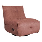 Fotelis su reglaineriu Home4You Win-Win, raudonas