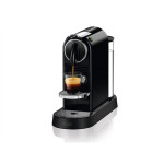 Kavos Aparatas - DeLonghi Nespresso Citiz EN167.B 1L Vandens Bakas Su Reguliuojamu Padėklu Juodas