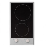 BEKO HDCC32200X keraminė kaitlentė - 2 degikliai - Jutikliniai valdikliai - Modulinė sritis - Juoda