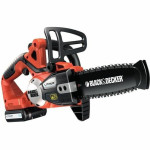 18V akumuliatorinis grandininis pjūklas GKC1820L20-QW BLACK+DECKER - 20 cm - Pristatomas su 18V 2 Ah baterija ir įkrovikliu