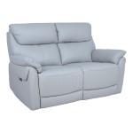 Dvivietė sofa-reglaineris Home4You Bowen, pilka
