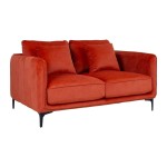 Dvivietė sofa Home4You Bianka, oranžinė