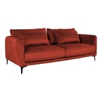 Trivietė sofa Home4You Bianka, oranžinė