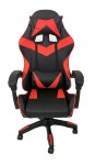Biuro/žaidimų kėdė Sport su masažo funkcija, raudona