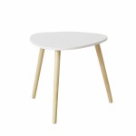 Medinis žurnalinis staliukas ant 3 kojų VISBY, 45 x 48 cm