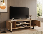 TV staliukas Lorello Herringbone, 155 cm, rudas