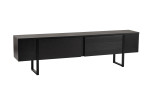 TV staliukas, Serenity, 180x50x29,5 cm, Juoda