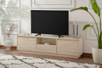 TV staliukas Vanguard Travertine, 160x42x29.5 cm, smėlio spalvos