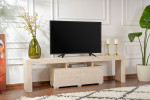 TV staliukas Enclave, 180x50x31 cm, smėlio spalvos