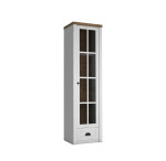 Vitrina Prowansja W1S, balta/ruda
