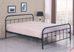 Lova Halmar Linda 120x200 cm, juoda