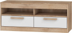 TV staliukas Maximus 2S, ąžuolo/baltos spalvos