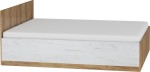 Lova Maximus 160X200 cm, ruda/balta