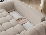 Sofa-lova Eltap Cotonn, 256x119x105 cm, smėlio