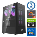 INTOP AQUA Ryzen 7 7700X 32GB DDR5 1TB SSD M.2 NVME+2TB RTX5060Ti 16GB no-OS
