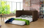 Miegamasis fotelis-sofa Nore Neva, rudas