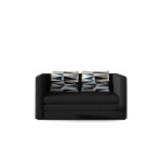 Išskleidžiama sofa NORE Neva, juoda