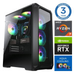 INTOP AQUA Ryzen 7 7700X 16GB DDR5 1TB SSD M.2 NVME+2TB RTX5060Ti 16GB no-OS
