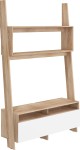 TV staliukas Rack, ąžuolo/baltos spalvos