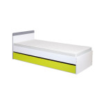 Lova Klupś Irene Lime 200x90, balta/žalia
