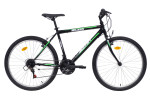 Miesto dviratis Bottari Milano 26", juodas/žalias