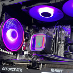 INTOP AQUA Ryzen 7 7700X 64GB DDR5 1TB SSD M.2 NVME RTX5070Ti 16GB WIN11