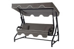Sodo supynės Garden Ruta antracito spalvos metalinės mėlynos 200x100x170