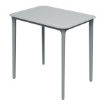 Lauko stalas „Ferne“ – kompaktiškas praktiškas pilkas plastikas