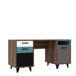 Rašomasis stalas Raven RVXB221, ąžuolo spalvos