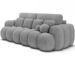 Sofa-lova Eltap Cotonn, 256x119x105 cm, pilka