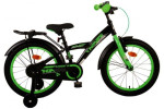 Vaikiškas dviratis Volare Thombike, 18", juodas/žalias