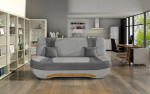 Sofa NORE Ewa II, šviesiai pilka