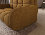 Sofa-lova Eltap Deverio, 154x103x83 cm, geltona