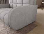 Sofa-lova Eltap Deverio, 154x103x83 cm, pilka