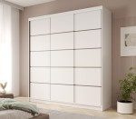 Spinta Greta 200, 200x58x215 cm, balta