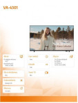 Monitor AG Neovo VA-4301 43-inch 4K UHD Digital Display (IPS, 24/7 Operation)