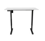 Reguliuojamo aukščio stalas White Shark Light-Obsidian-1, juodas/baltas