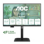 AOC 60,5cm (23,8") 24P4U 16:09 HDMI+DP+DVI+USB IPS Lift bk