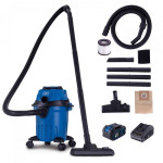 Akumuliatorinis šlapio ir sauso valymo dulkių siurblys Scheppach C-NTS15-X SET L – 20V, 12 l, su baterija ir įkrovikliu