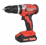 Akumuliatorinis gręžtuvas-suktuvas su kalimu Hecht 1289, baterija, kroviklis