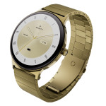 Garett Verona 2 Glow Gold Steel išmanusis laikrodis – elegantiška technologija šiuolaikinėms moterims