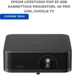 EPSON Lifestudio POP Projector EF-62B Metallic Black